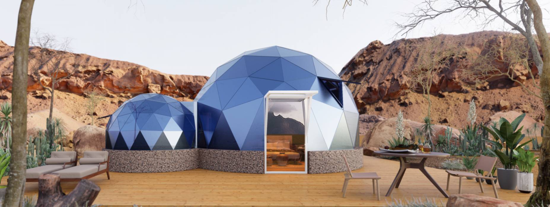 叶城县球形智能光伏玻璃星空房